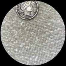 LIGHTLY CIRCULATED 1892-S Silver Barber Dime