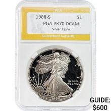 1988-S Silver Eagle PGA PR70 DCAM