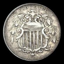 LIGHTLY CIRCULATED 1866 Shield Nickel