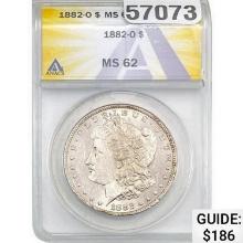 1882-O Morgan Silver Dollar ANACS MS62