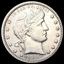 UNCIRCULATED 1916-D Silver Barber Quarter