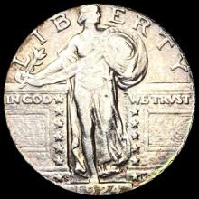 CLOSELY UNCIRCULATED 1924-S Silver Standing Liberty Quarter