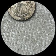 LIGHTLY CIRCULATED 1874 Shield Nickel