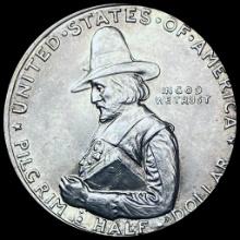 GEM BU 1920 Silver Pilgrim Tercentenary Half Dollar