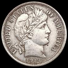 1914-D Barber Dime CLOSELY UNCIRCULATED