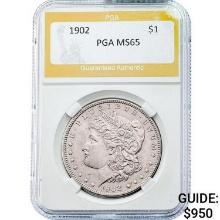 1902 Morgan Silver Dollar PGA MS65