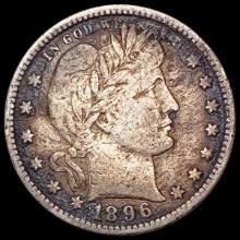1896-O Barber Quarter LIGHTLY CIRCULATED