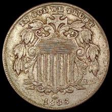 1883 Shield Nickel LIGHTLY CIRCULATED
