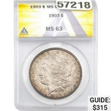 1903 Morgan Silver Dollar ANACS MS63