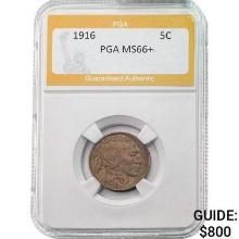 1916 Buffalo Nickel PGA MS66+