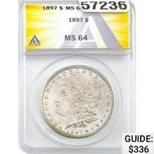 1897 Morgan Silver Dollar ANACS MS64