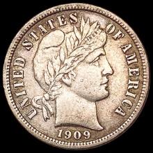 1909 Barber Dime CLOSELY UNCIRCULATED