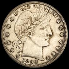1893-O Barber Half Dollar CLOSELY UNCIRCULATED CL