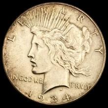 1934-S Peace Dollar CHOICE AU CHOICE AU