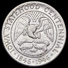 1946 Iowa Centennial Half Dollar GEM BU GEM BU