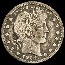 1914 Barber Quarter CHOICE AU CHOICE AU