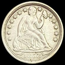 1853-O Arrows Seated Liberty Dime UNCIRCULATED