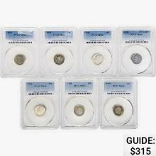 [7]1958 Roosevelt Dime PCGS MS66