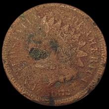 1872 Indian Head Cent NICELY CIRCULATED