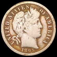 1895-O Barber Dime NICELY CIRCULATED