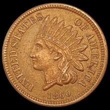 1860 Indian Head Cent CHOICE AU