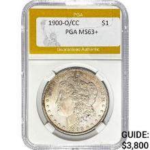 1900-O/CC Morgan Dollar PGA MS63+