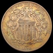 1866 Shield Nickel CLOSELY UNCIRCULATED