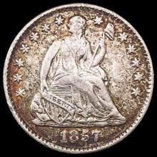 1857 Seated Liberty Half Dime LIGHTLY CIRCULATED