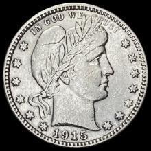 1915-D Barber Quarter CHOICE AU CHOICE AU