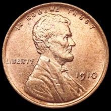 1910 RED Wheat Cent UNCIRCULATED