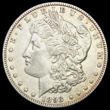 1893 Morgan Silver Dollar NEARLY UNCIRCULATED