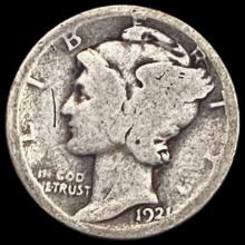 1924 Mercury Dime NICELY CIRCULATED NICELY CIRCUL