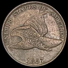 1857 Flying Eagle Cent CLOSELY UNCIRCULATED CLOSE