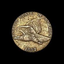 LIGHTLY CIRCULATED 1857 Flying Eagle Cent
