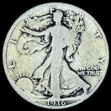 NICELY CIRCULATED 1916 Walking Liberty Half Dollar