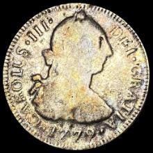 NICELY CIRCULATED 1779-Mo FM Mexico Silver 2 Reales