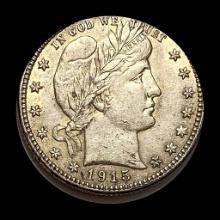 UNCIRCULATED 1915-D Silver Barber Quarter