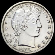 GEM PROOF 1899 Silver Half Dollar Barber