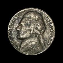 NICELY CIRCULATED 1944-S Jefferson Silver War Nickel
