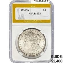 1900-S Morgan Dollar PGA MS63