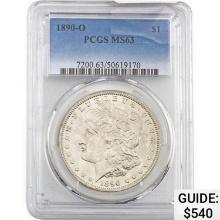 1890-O Morgan Silver Dollar PCGS MS63