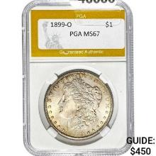 1899-O Morgan Dollar PGA MS67