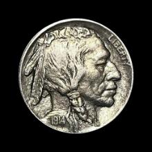 CLOSELY UNCIRCULATED 1914 Buffalo Nickel