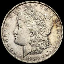 CLOSELY UNCIRCULATED 1882-CC Silver Morgan Dollar