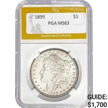 1899 Morgan Silver Dollar PGA MS63