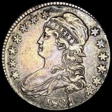 NEARLY UNCIRCULATED 1831 Capped Bust Half Dollar