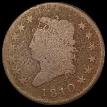 1810 Classic Head Large Cent NICELY CIRCULATED