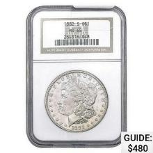 1882-S Morgan Silver Dollar NGC MS65