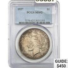 1927 Peace Dollar PCGS MS62