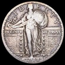 1918-S Standing Liberty Quarter LIGHTLY CIRCULATE